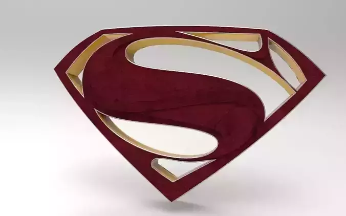 Superman gadget Low-poly 3D model