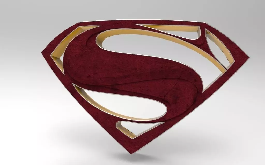 Superman gadget Low-poly 3D model_0