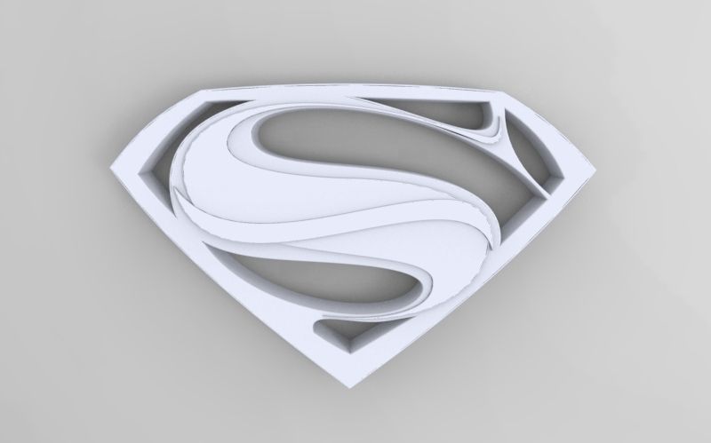 Superman gadget Low-poly 3D model_6