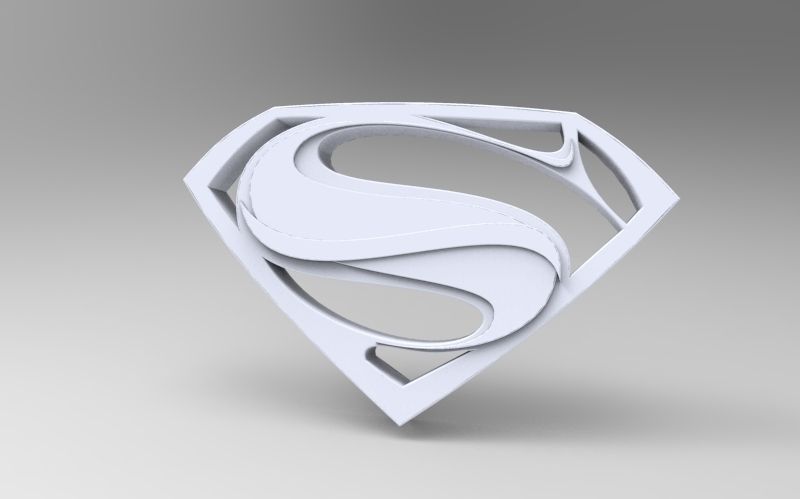 Superman gadget Low-poly 3D model_2