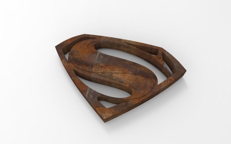 Superman gadget Low-poly 3D model_5