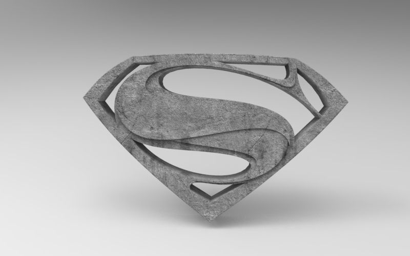 Superman gadget Low-poly 3D model_1