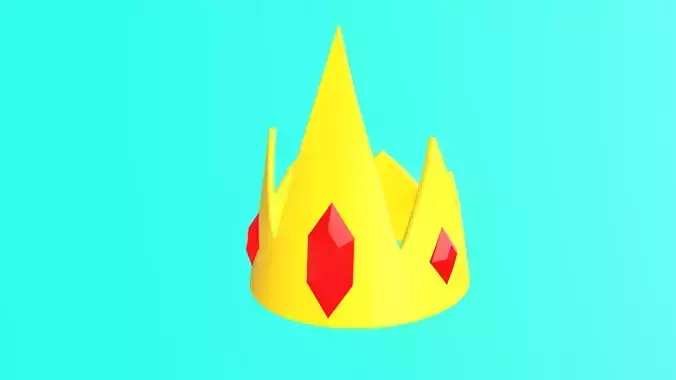 Adventure Time - Ice King Crown 3D print model
