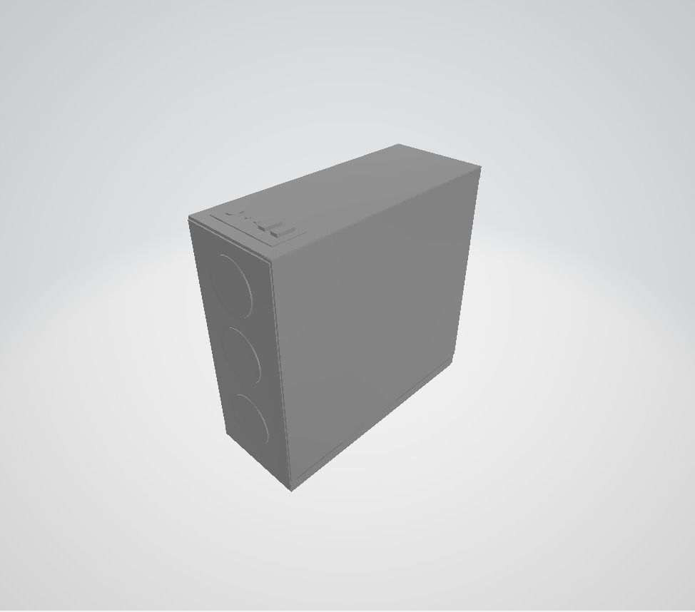 Computer Gamer 3D model_3