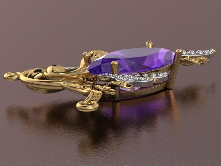 Carrera y Carrera pendant 3D print model_8