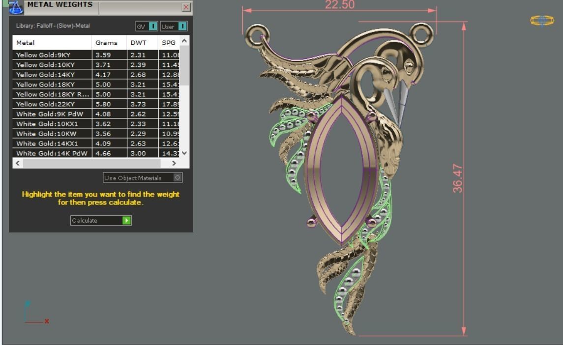 Carrera y Carrera pendant 3D print model_6