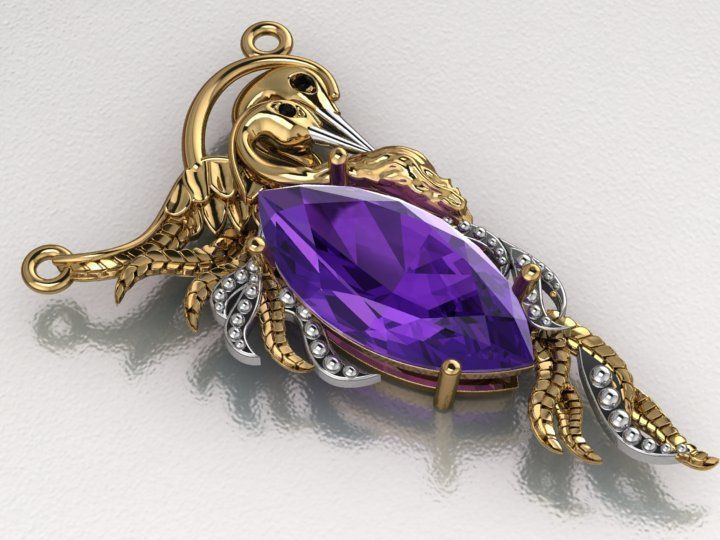 Carrera y Carrera pendant 3D print model_1