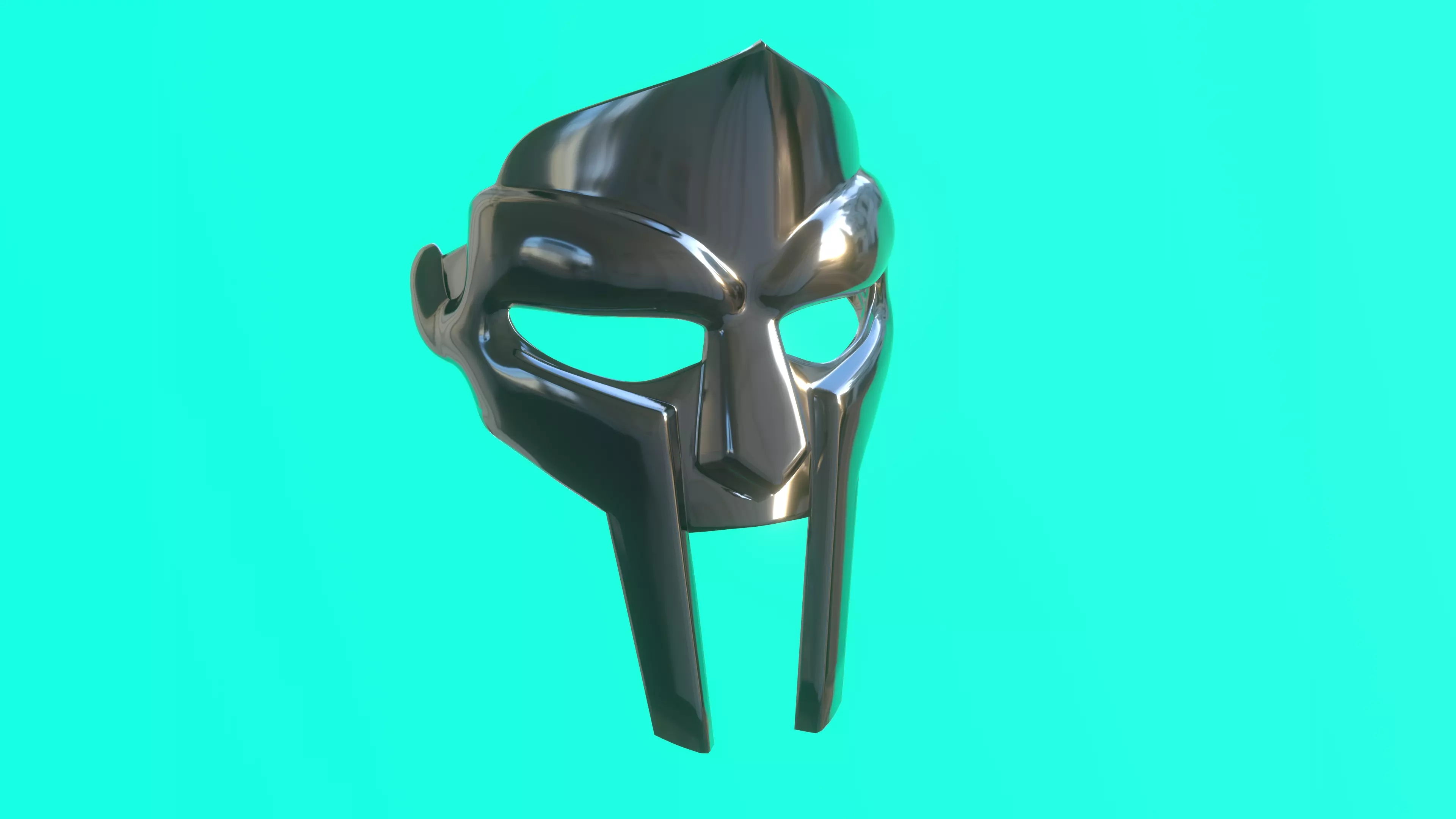 MF DOOM inspired mask 3D print model_0