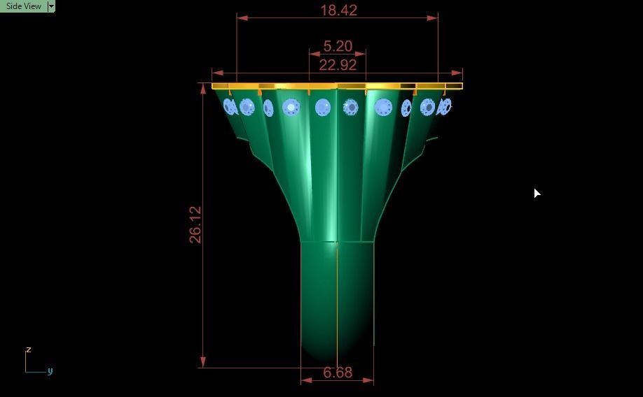 traditional design ring 3d model with diamond gem 3D print model_11