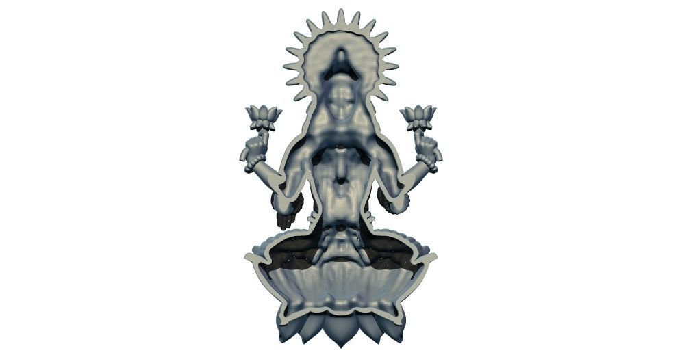 Laxmi Ji 3D Model - 2 3D print model_1
