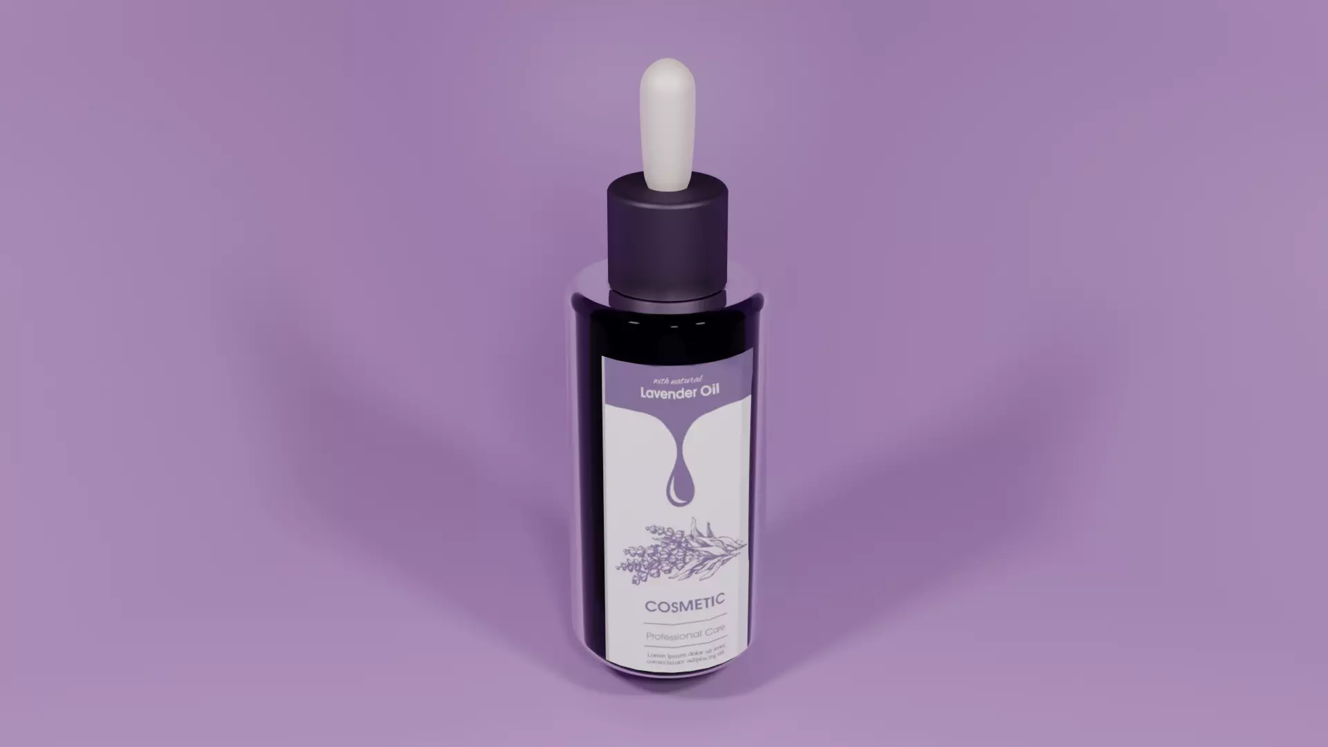 Cosmetic Bottle Free 3D model