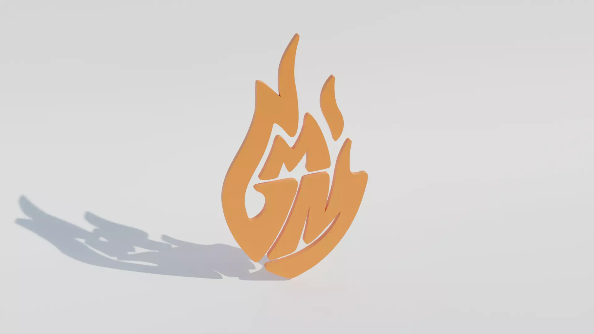 Good Mythical Morning Logo 3D model_0