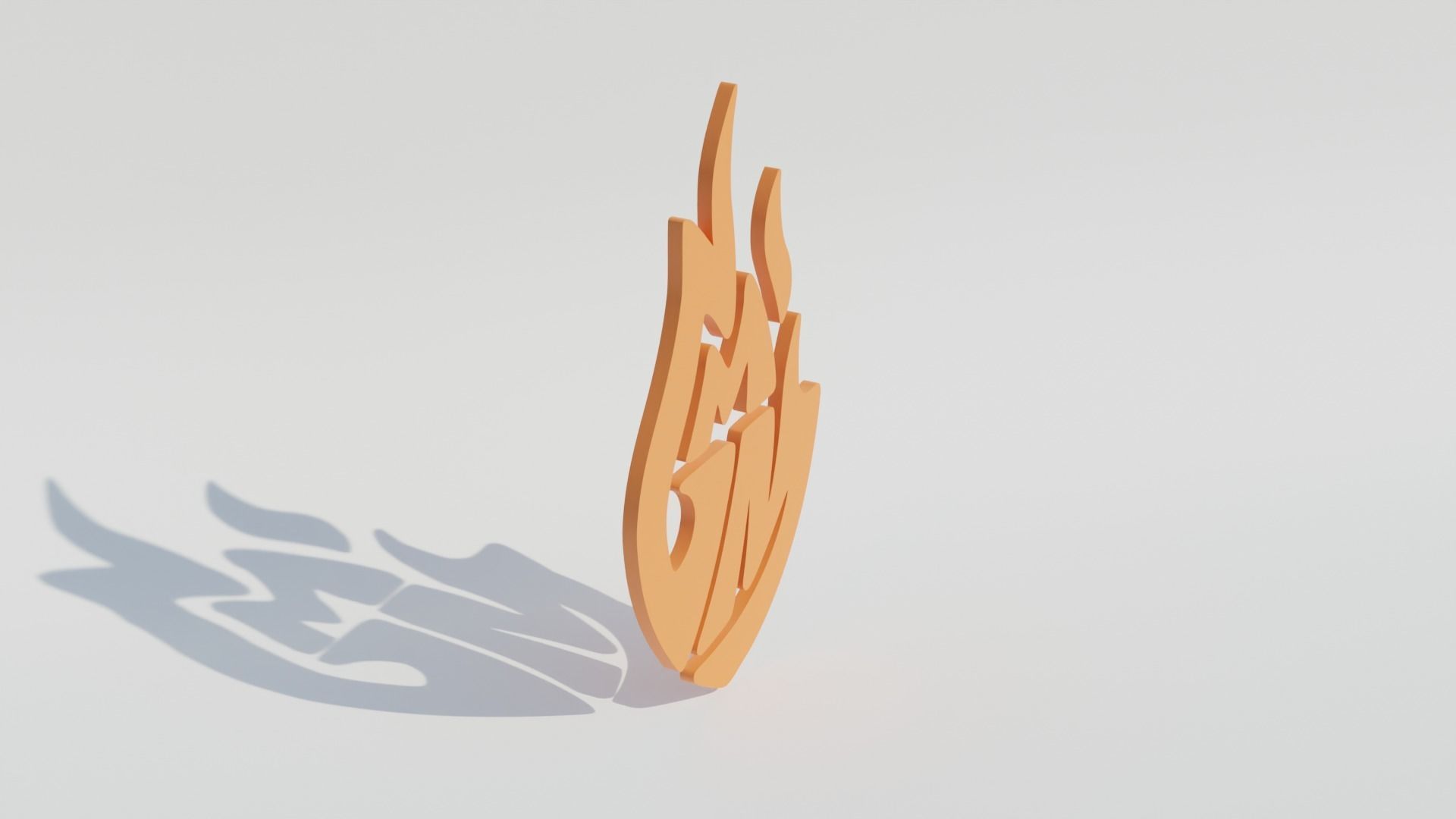 Good Mythical Morning Logo 3D model_1