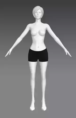 Woman A-Pose Clothing 388