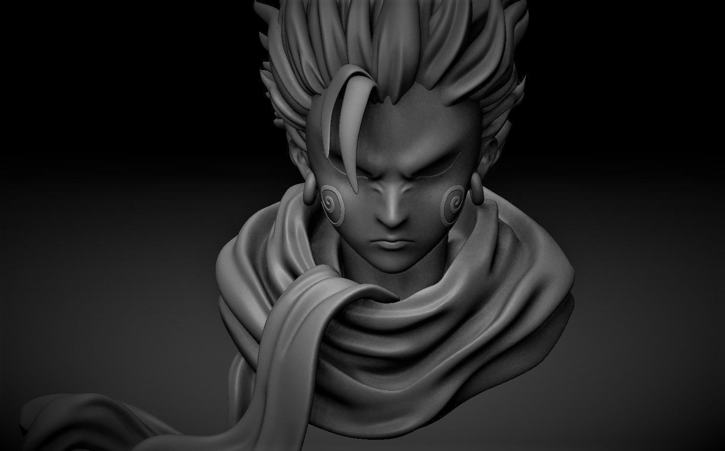 CHOUJI BUTTERFLY BUST MODEL 3D print model_1