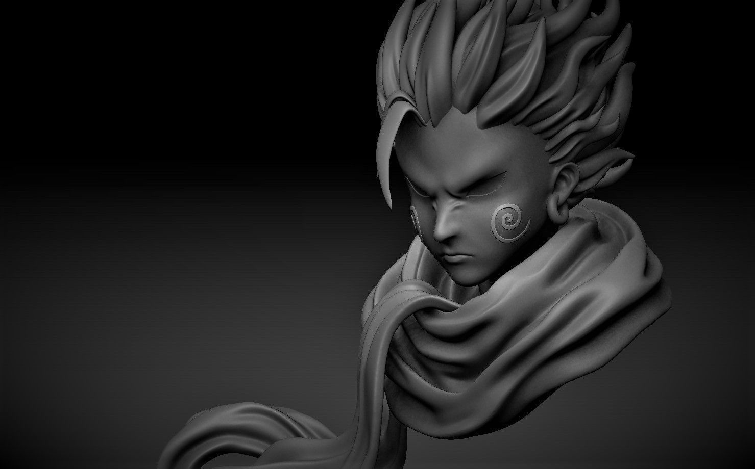 CHOUJI BUTTERFLY BUST MODEL 3D print model_3