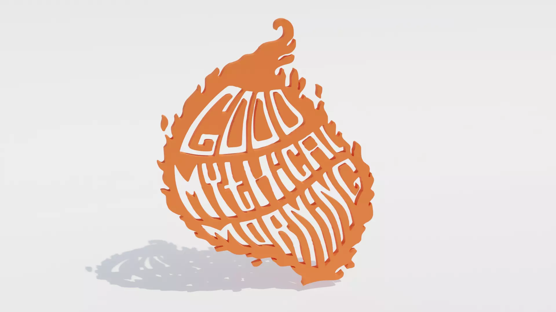 Good Mythical Morning Logo 2 3D model_0