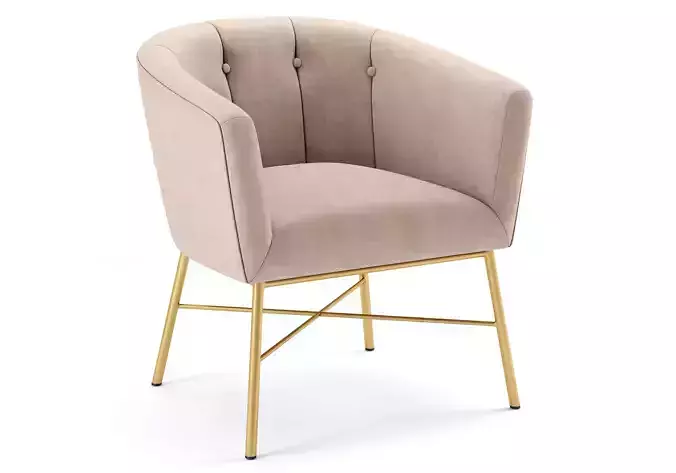 Falette Tufted Velvet Armchair FurnitureR