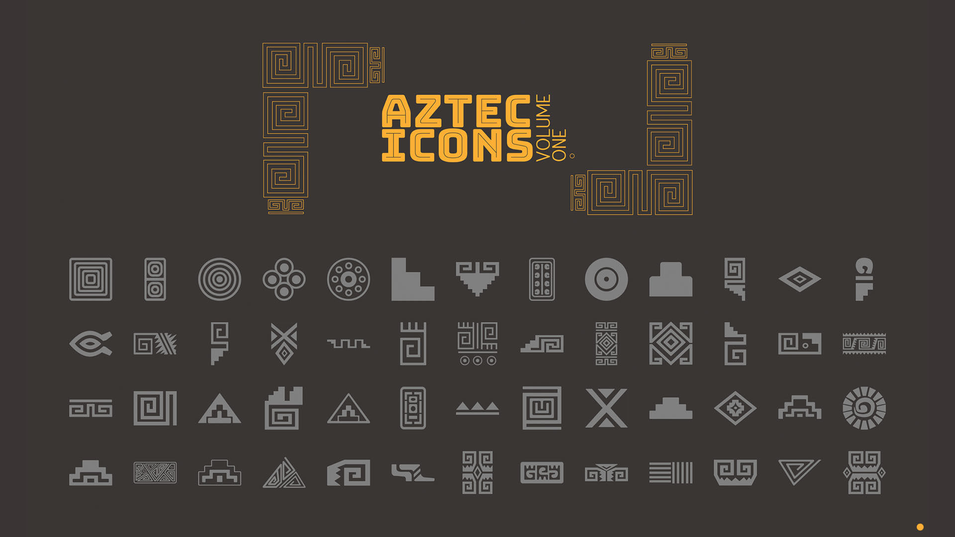 Aztec VECTOR ICONS Volume 1 3D model_1