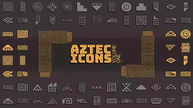 Aztec VECTOR ICONS Volume 1