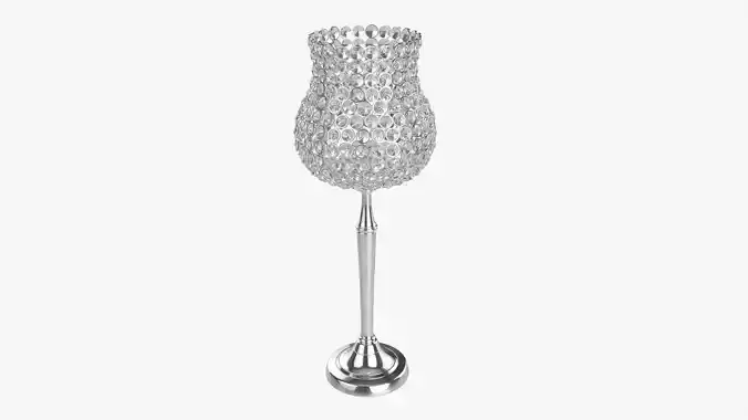 Crystal candle holder
