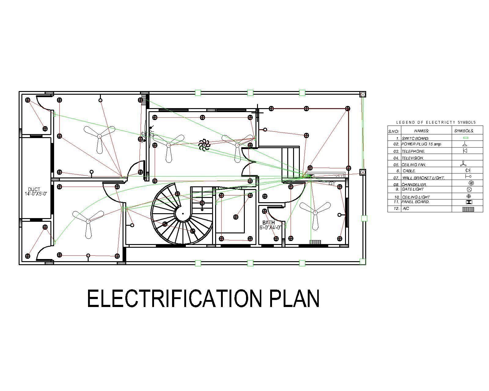 200 sq yard house plan 3D model_5