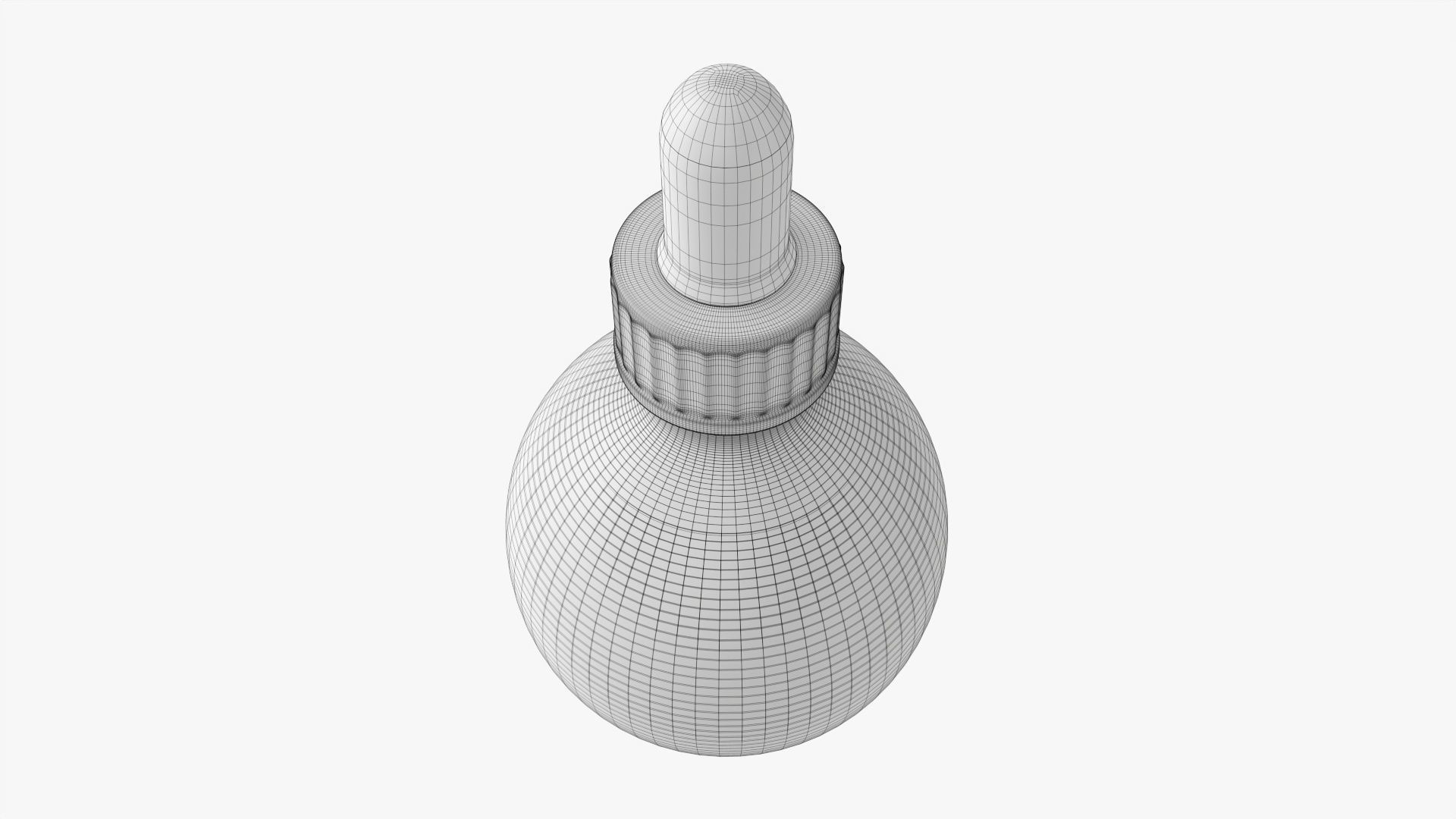  Round dropper bottle 3D model_8