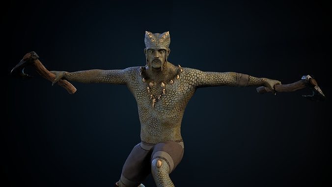 Stranger Low-poly 3D model