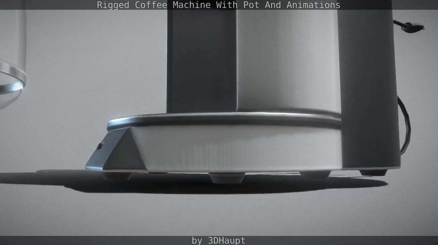 Coffee Machine Rigged Free low-poly 3D model_27