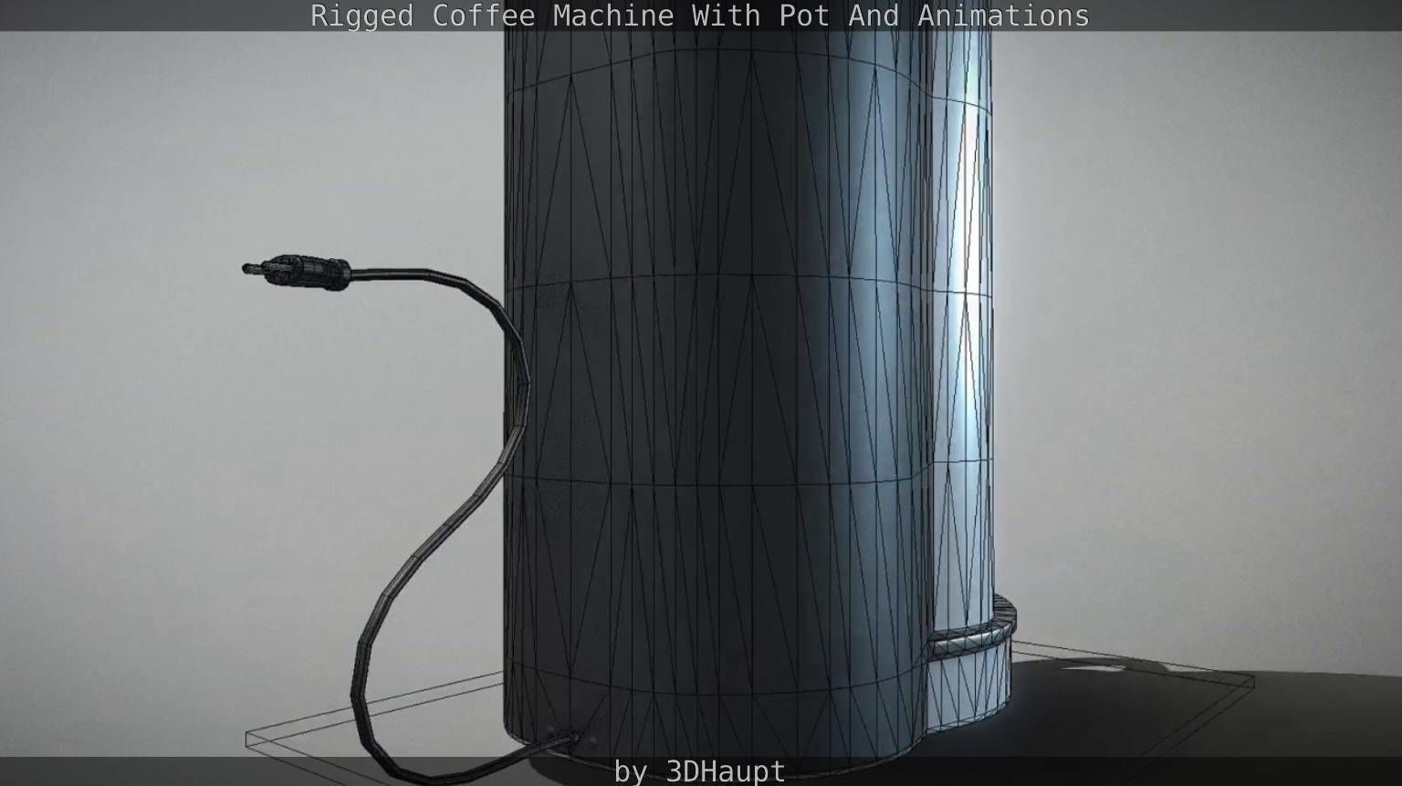 Coffee Machine Rigged Free low-poly 3D model_52