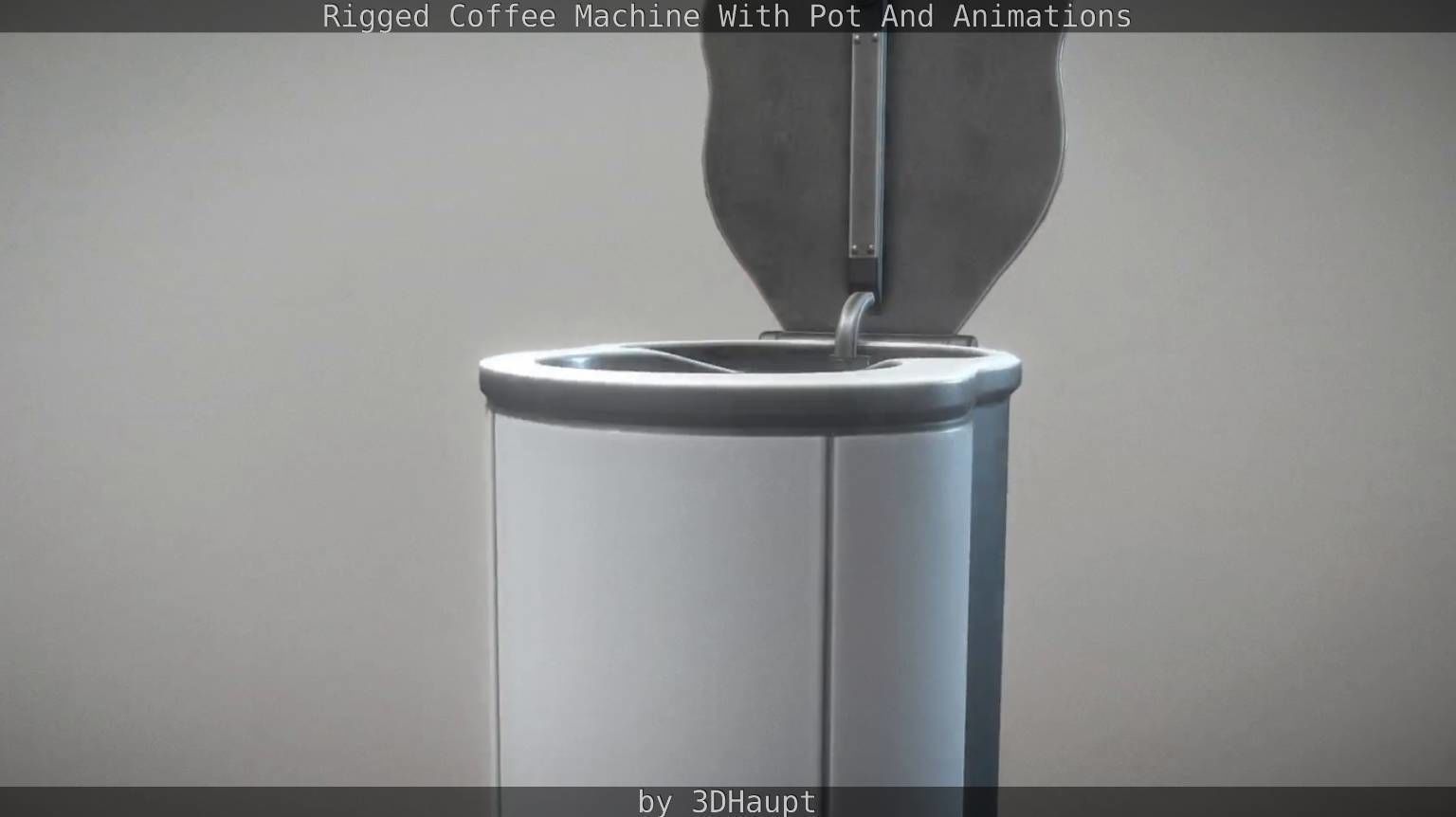 Coffee Machine Rigged Free low-poly 3D model_19