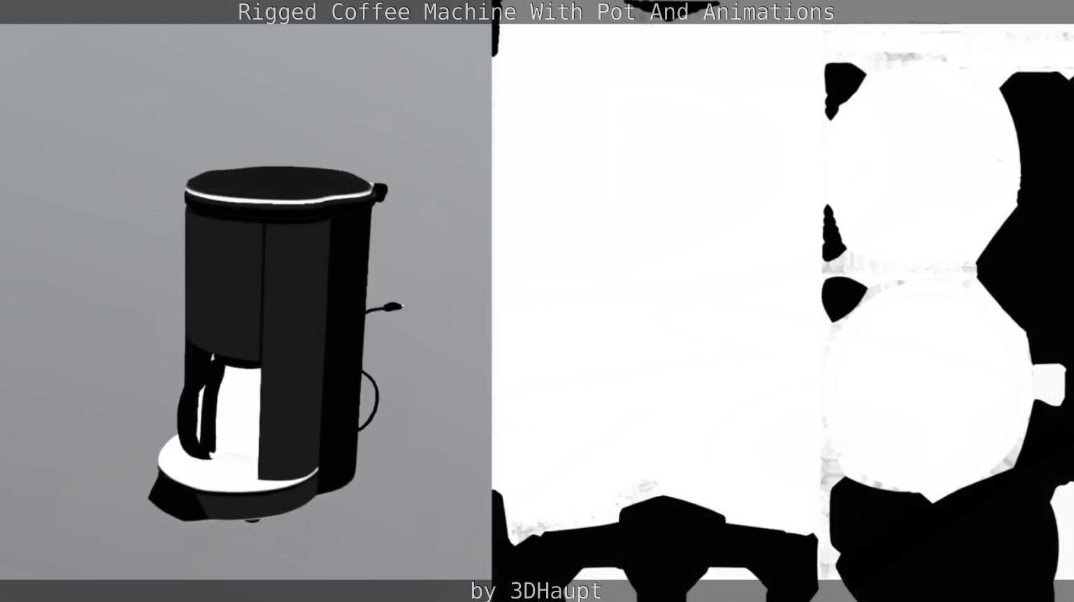 Coffee Machine Rigged Free low-poly 3D model_101