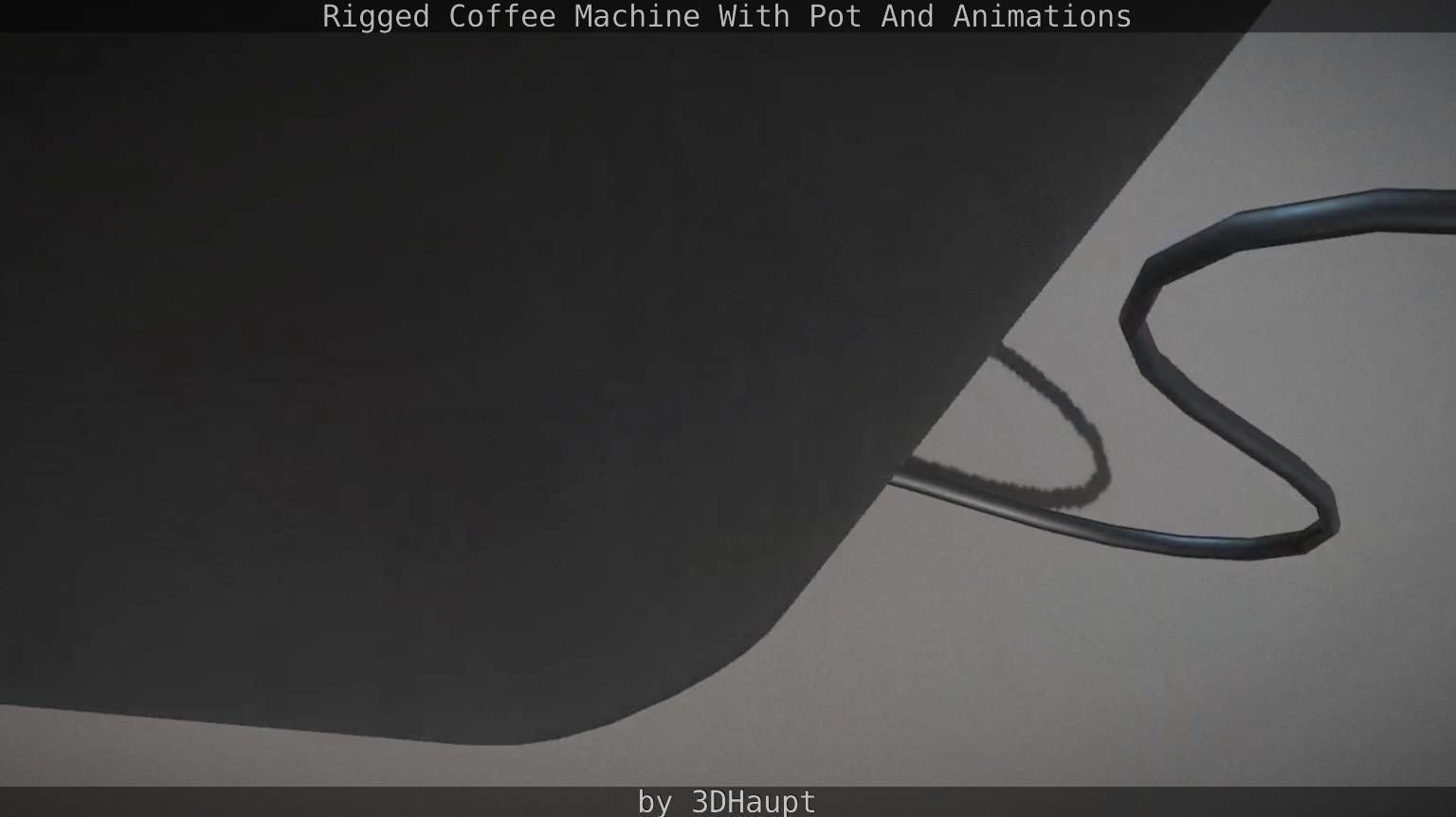 Coffee Machine Rigged Free low-poly 3D model_63