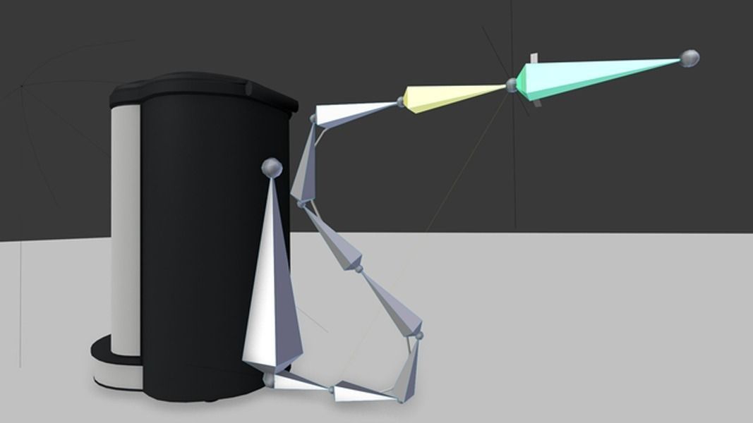 Coffee Machine Rigged Free low-poly 3D model_6