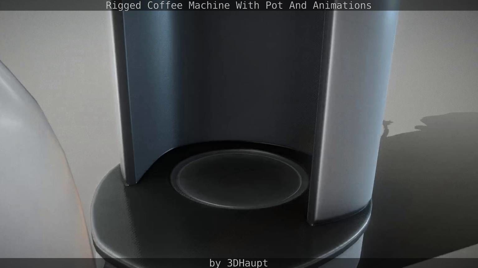 Coffee Machine Rigged Free low-poly 3D model_21