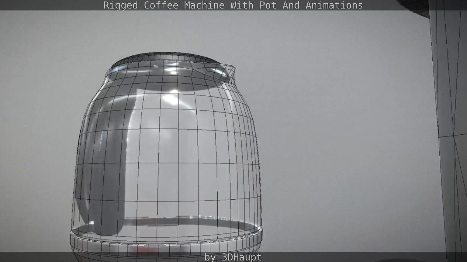 Coffee Machine Rigged Free low-poly 3D model_77
