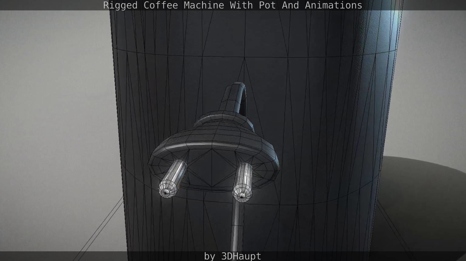 Coffee Machine Rigged Free low-poly 3D model_55