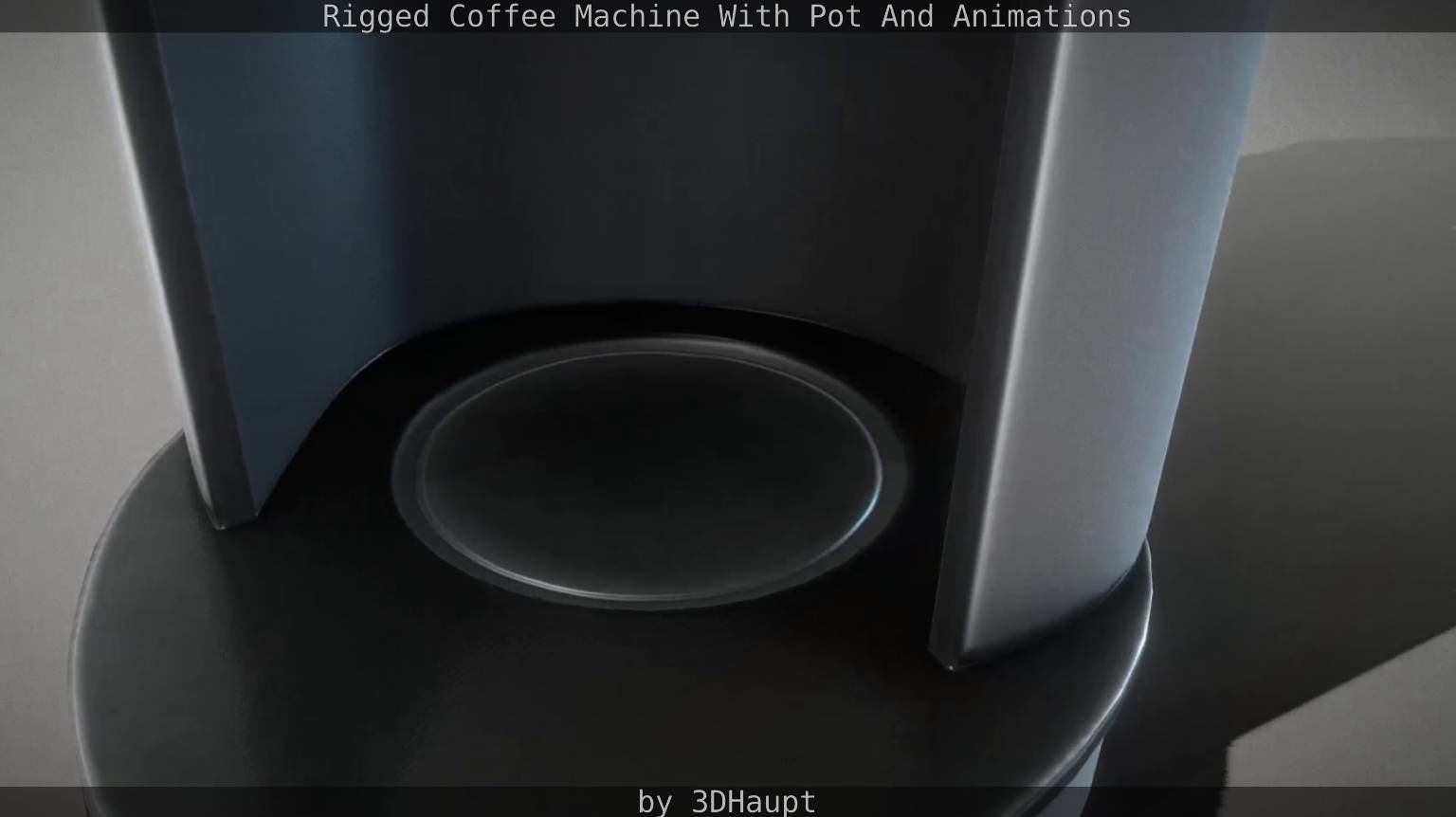 Coffee Machine Rigged Free low-poly 3D model_22