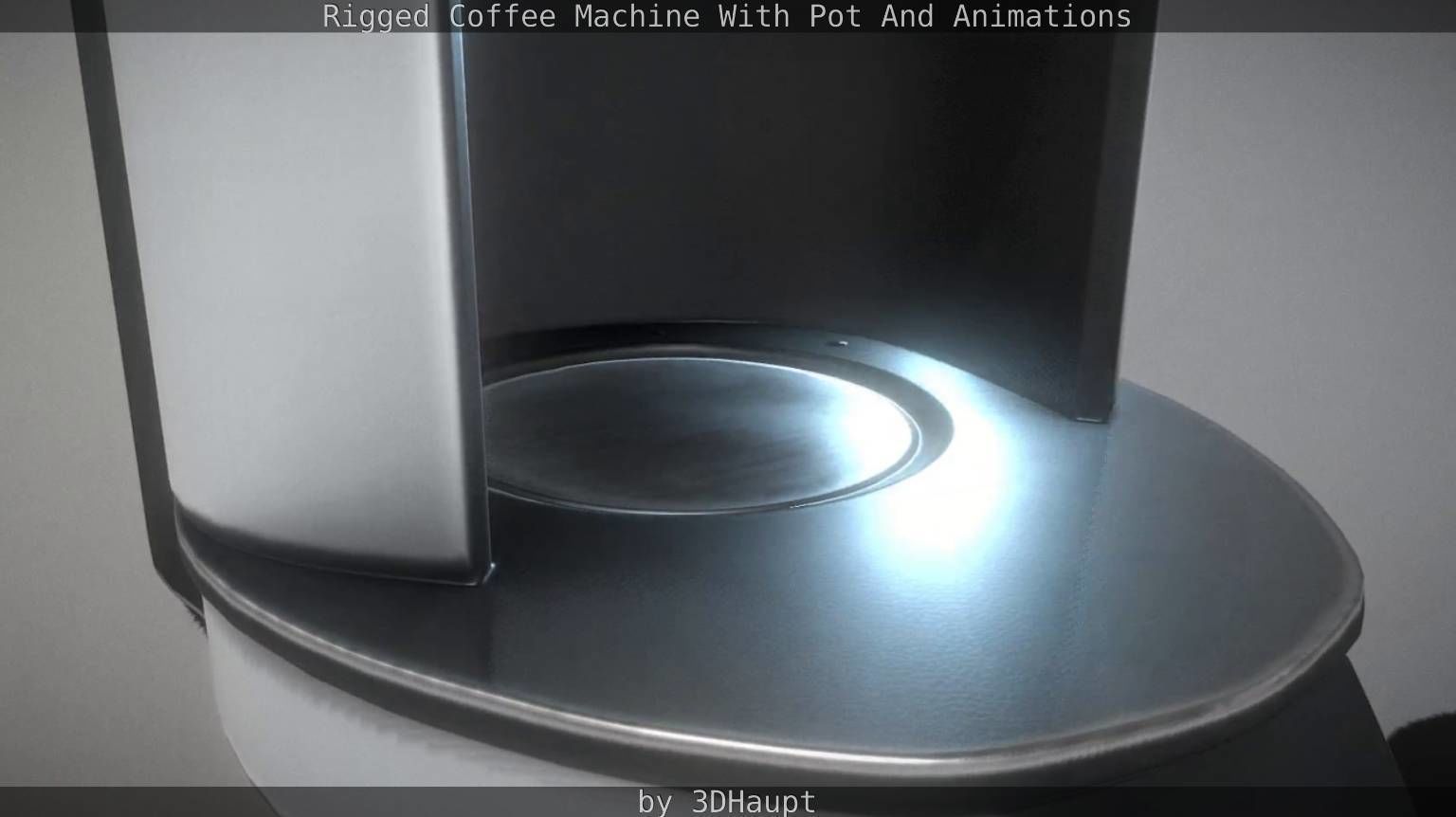 Coffee Machine Rigged Free low-poly 3D model_26