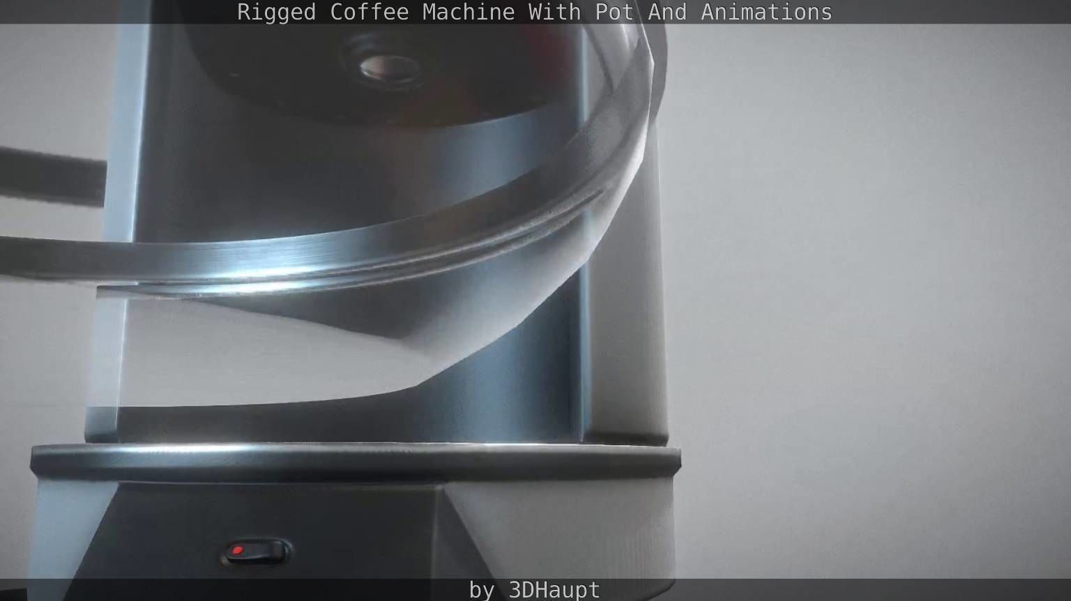 Coffee Machine Rigged Free low-poly 3D model_120