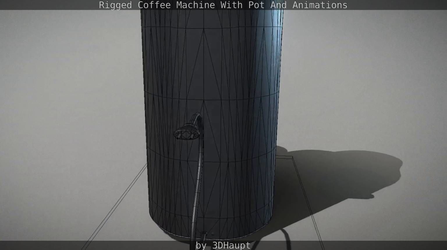 Coffee Machine Rigged Free low-poly 3D model_91