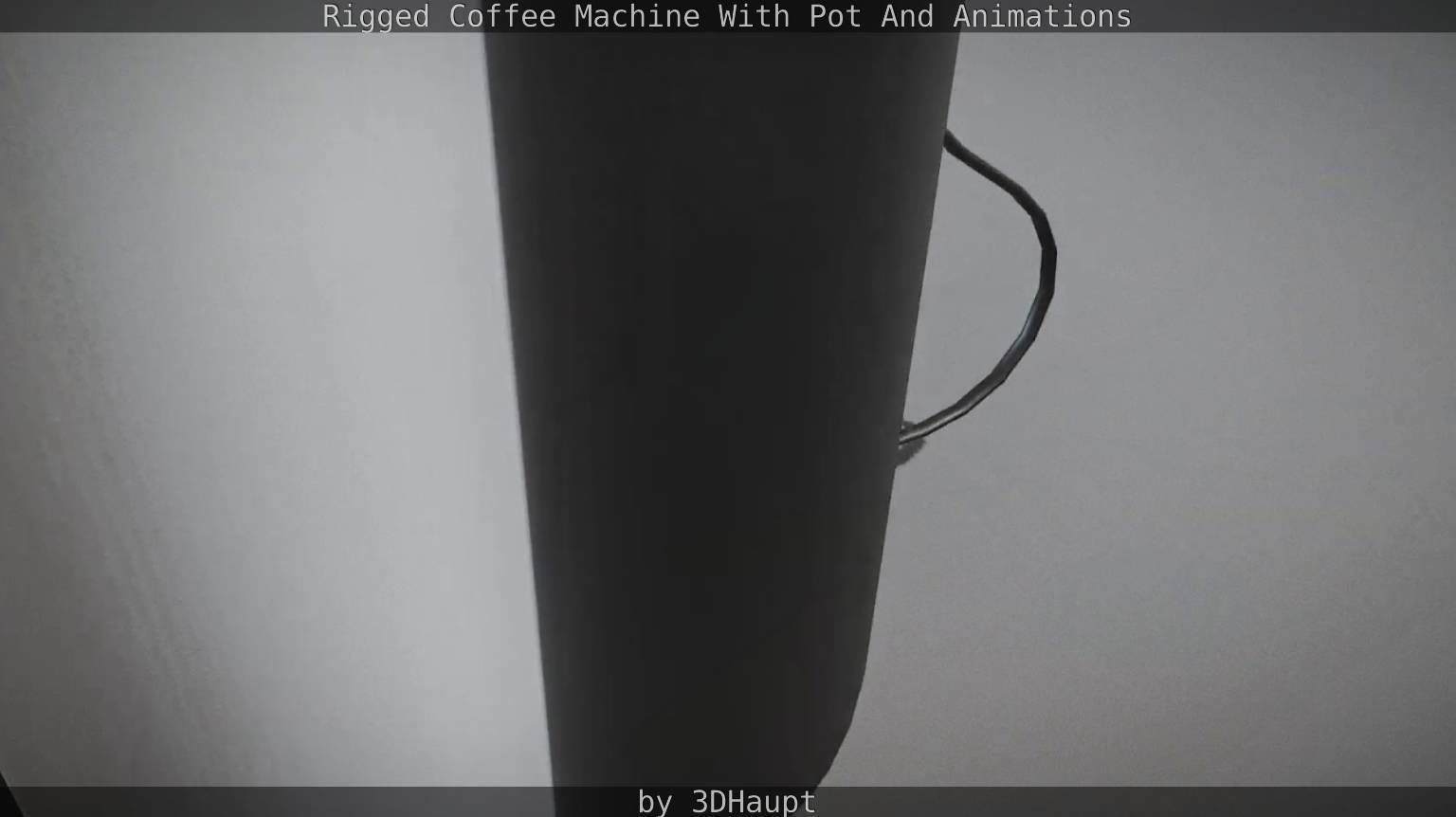 Coffee Machine Rigged Free low-poly 3D model_114