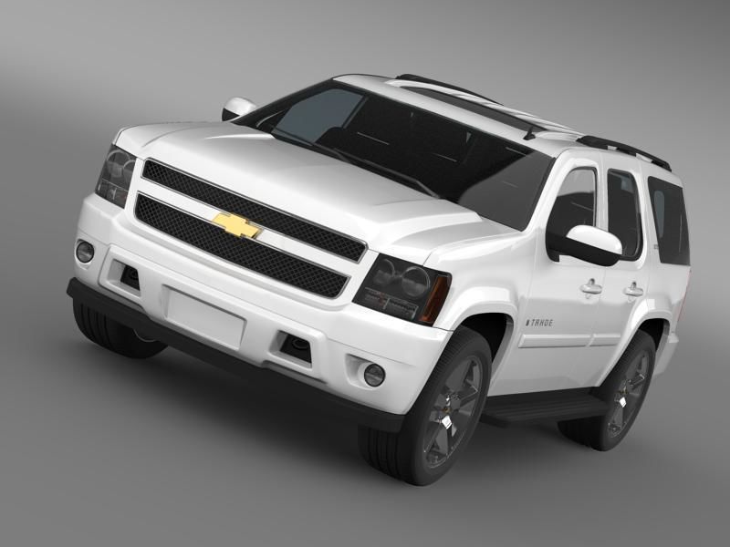 Chevrolet Tahoe LTZ 2007 3D model_4