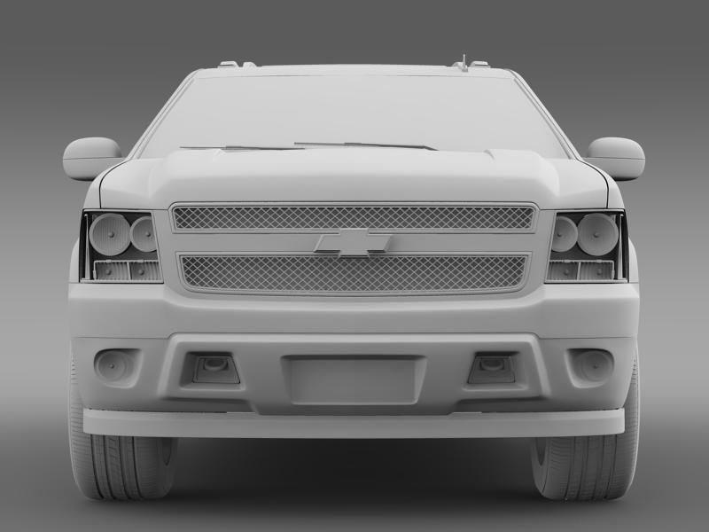 Chevrolet Tahoe LTZ 2007 3D model_7
