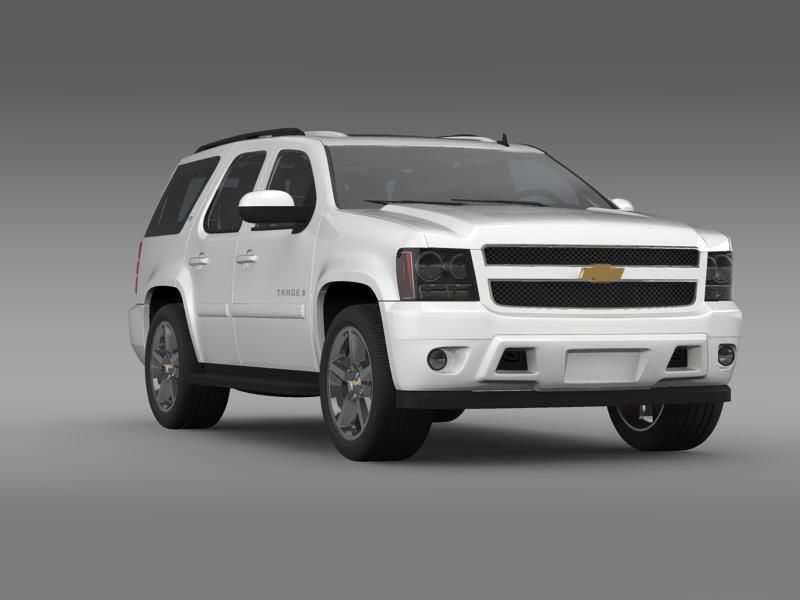 Chevrolet Tahoe LTZ 2007 3D model_3