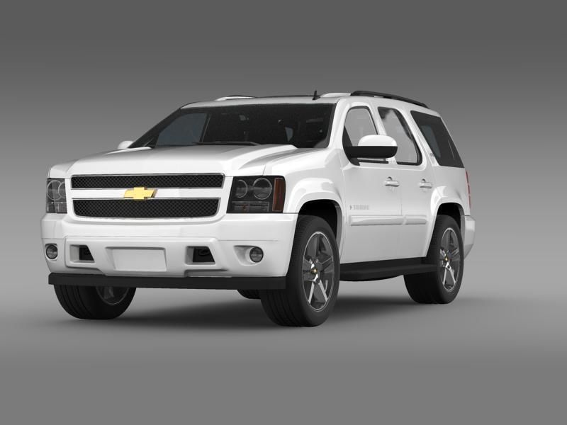 Chevrolet Tahoe LTZ 2007 3D model_11