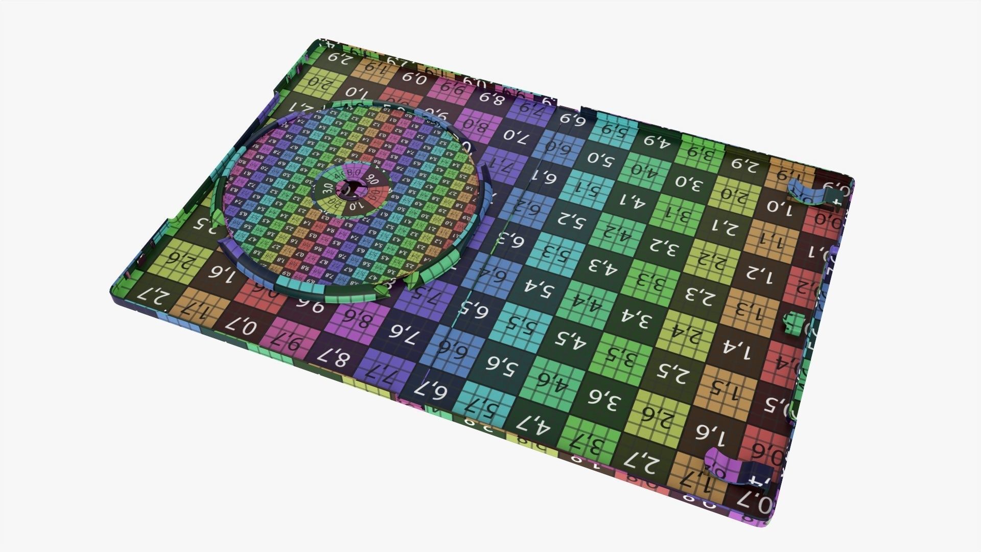 DVD case with disc open 02 mockup 3D model_9