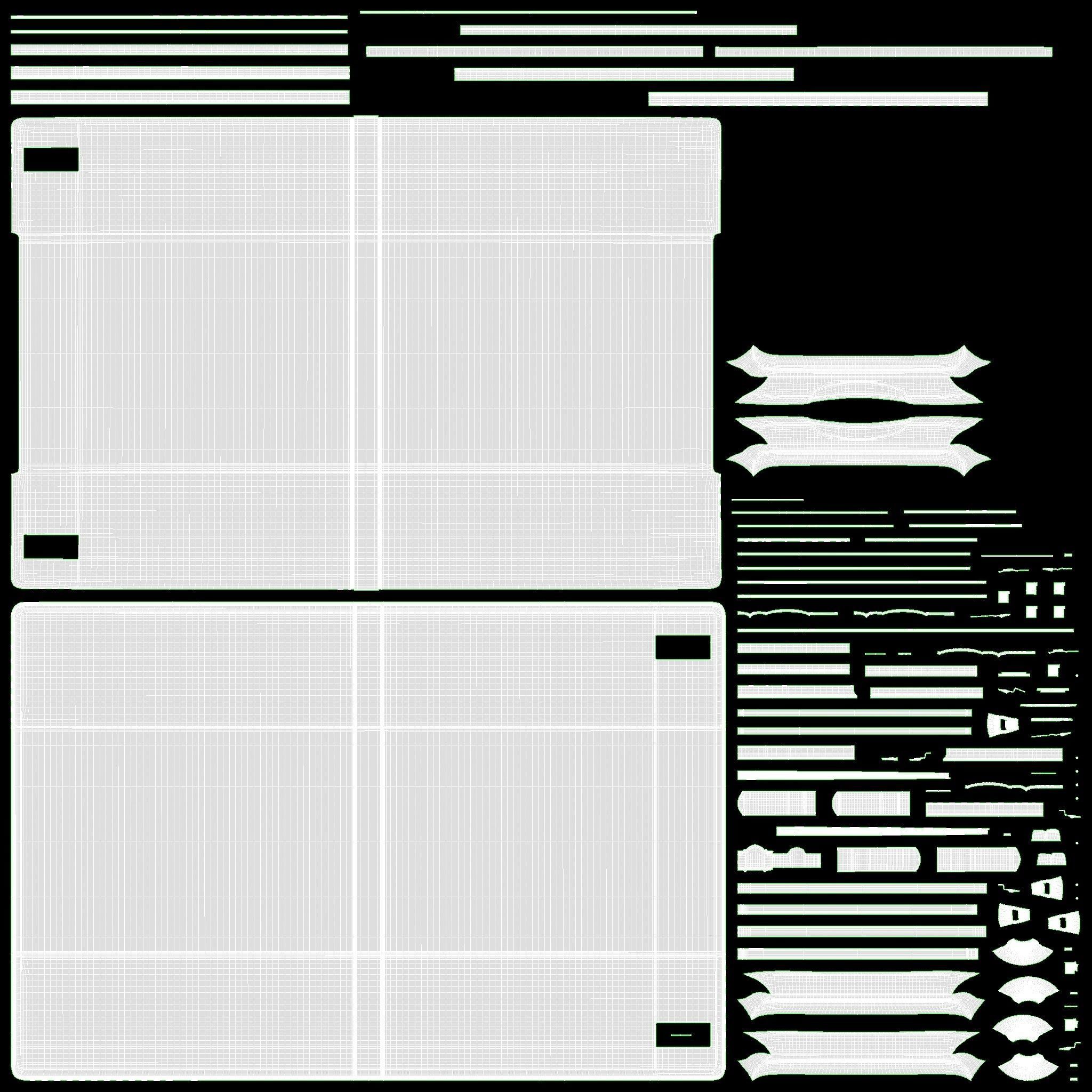 DVD case with disc open 02 mockup 3D model_11