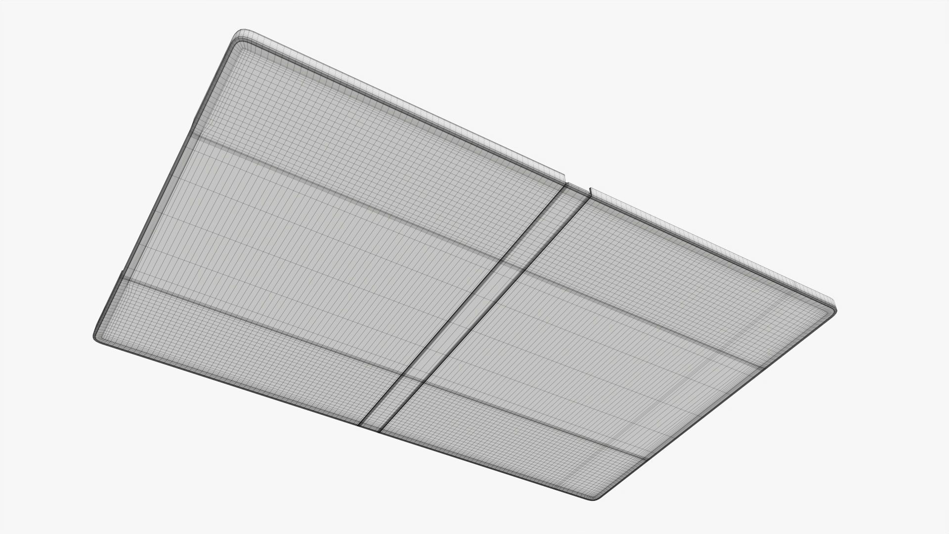 DVD case with disc open 02 mockup 3D model_7