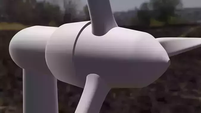 eolic Energie Free low-poly 3D model